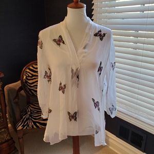 Chiffon Butterfly Top w/Tank